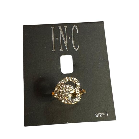 INC International Concepts Gold and Silver Sparkling Ring - Picture 2 of 3